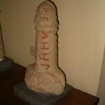 PHALLIC SCULPTURE FROM POMPEII