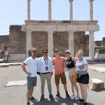 Shot with family in the Pompeii forum