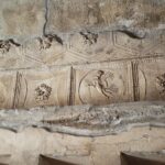 Stuccos of the vault of the Stabian Baths, male section, Pompeii.