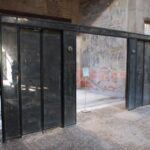 Charred partition of the Wooden Partition House, Herculaneum