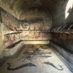 Apodyterium of the central female baths of Herculaneum